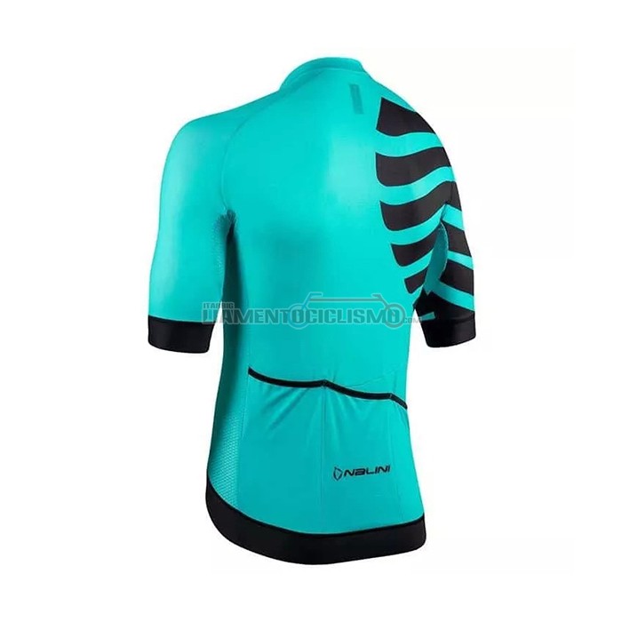 Abbigliamento Ciclismo Nalini Manica Corta 2021 Chiaro Verde